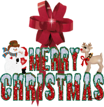 Twinkling Merry Christmas Graphic
