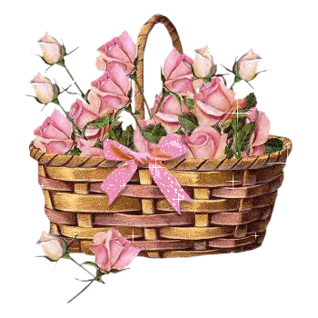 Sparkling Basket Of Roses