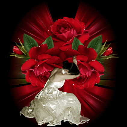 beautiful images of roses. Sad Girl With Red Roses