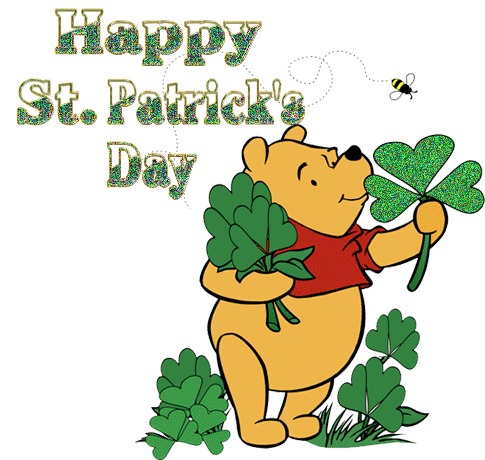 Happy St.Patrick's Day Pooh Graphic