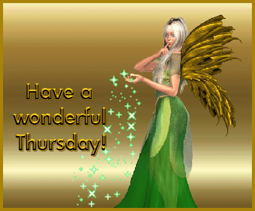 Have A Wonderful Thursday Angel Graphic
