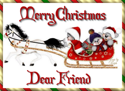 Merry Christmas Dear Friend -hgj4