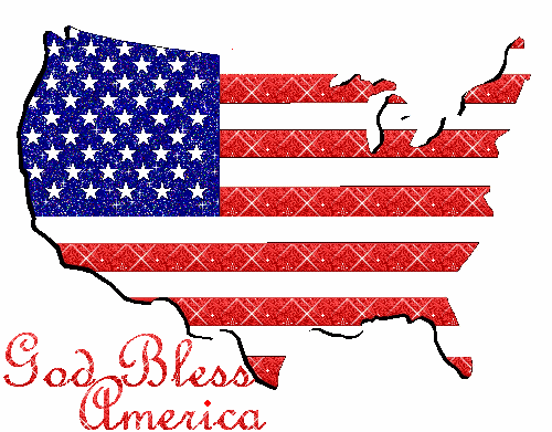 US Flag And Map