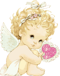 Angel With Glittering Heart