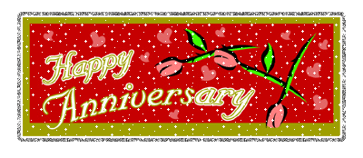 Spangling Happy Anniversary Graphic