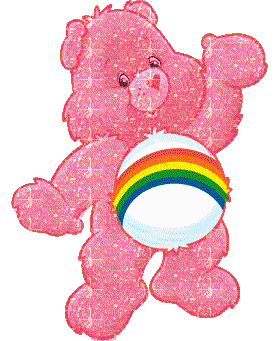 Bear Rainbow Graphic