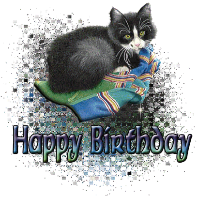 Catty Happy Birthday Graphic