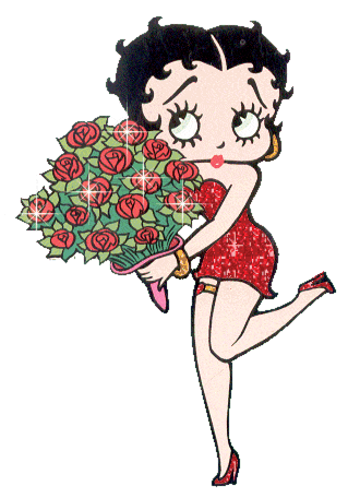 Betty Holding Bouquet