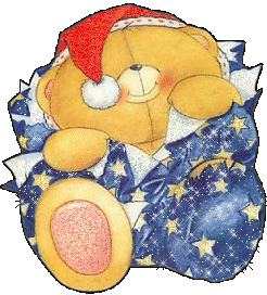 Teddy Santa Glitter