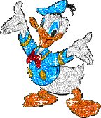 Glistening Donald Duck Graphic