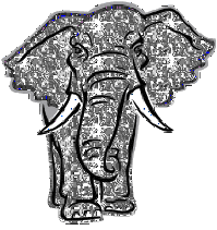 Glittering Elephant Graphic