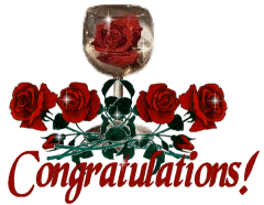 Five Beautiful Roses - Congratulations