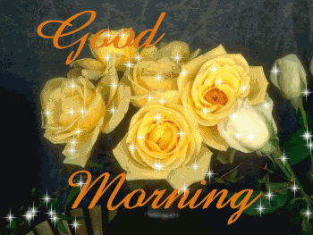 Yellow Roses - Good Morning Graphic