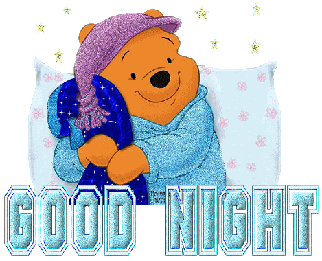 Bear Good Night Glitter