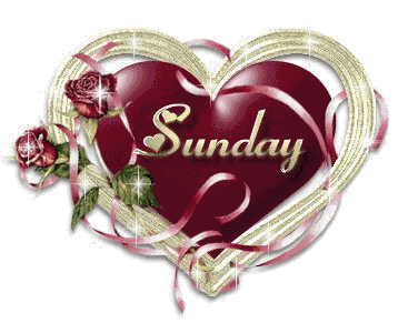 Glittering Heart And Sunday Graphic