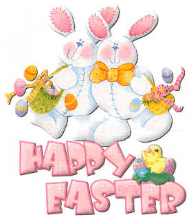 Bunny Couple - Happy Easter