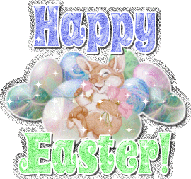 Joyous Happy Easter Glitter