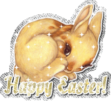 Rabbit - Easter Glitter