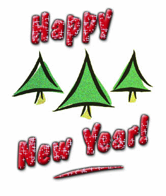 Wonderful Happy New Year Glitter