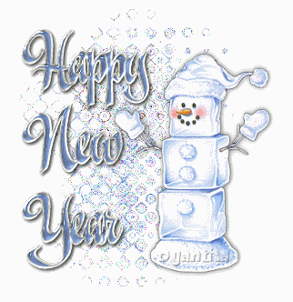 Glimmering Happy New Year Graphic