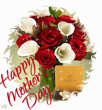 Red And White Roses - Happy Mothers Day