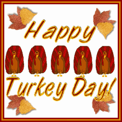Shimmering Turkey Day Graphic