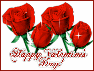 Twinkling Rose - Happy Valentine Day