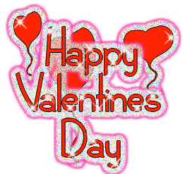 Heart Balloons - Happy Valentines Day