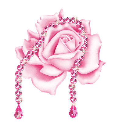 Glittering Pink Rose