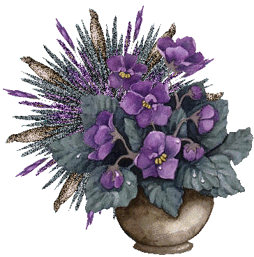 Glittering Flower Pot