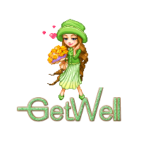 Beautiful Girl - Get Well Soon Graphic