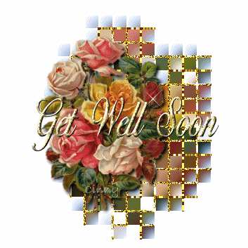 Beaming Get Well Soon Graphic