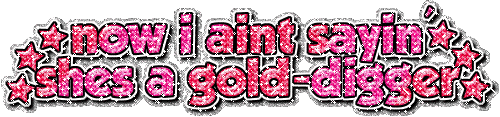 Glittering Gold Digger Graphic