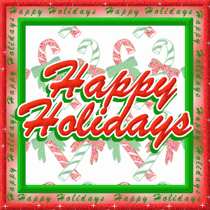 Twinkling Happy Holidays Graphic