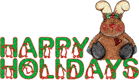 Tinseling Happy Holidays Graphic