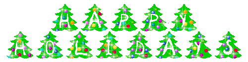 Christmas Trees - Happy Holidays