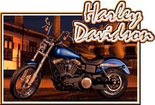 Sparkling Harley Davidson Graphic