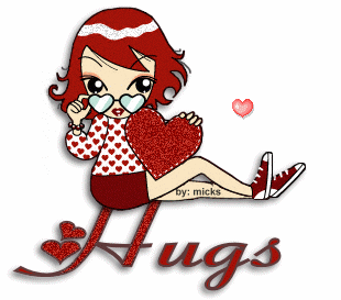 Holding Heart - Hugs Graphic