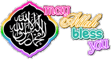 Colorful Allah Glitter