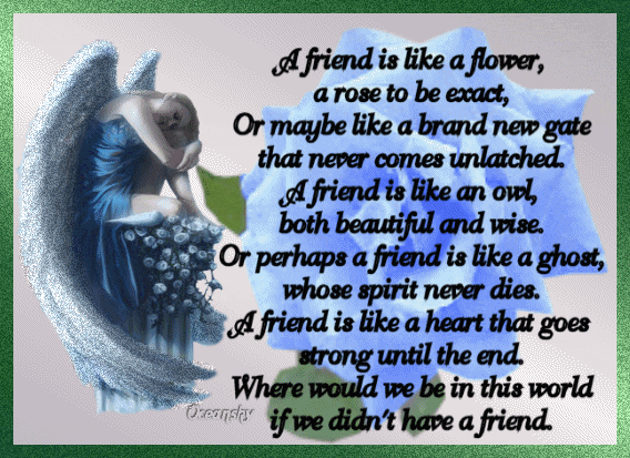 Poem On Friendship