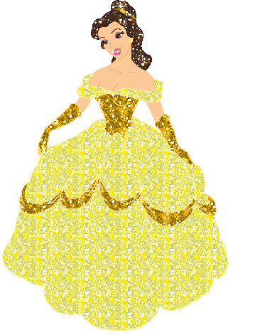 In Golden Dress