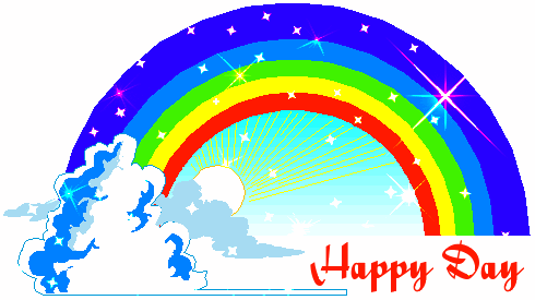 Happy Day - Rainbow Glitter