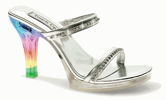 Rainbow Glittering Heel