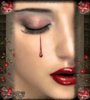 Blood Tears Glitter