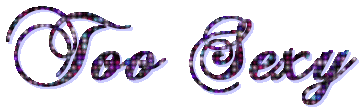 Too Sexy Sparkling Graphic