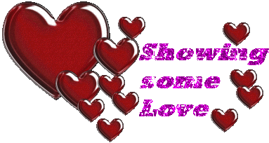 Beating Hearts - Showing Love Graphic