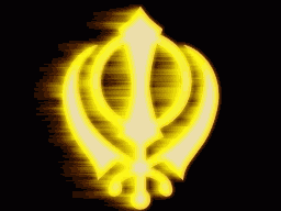 Flaming Khalsa Sign