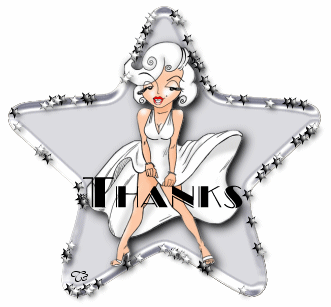 Girl in Star - Thanks Glitter