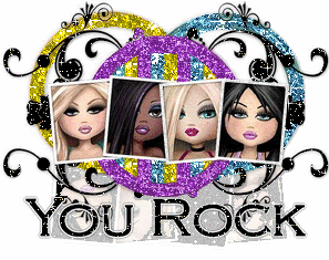 Beautiful Girl Snaps - You Rock Glitter