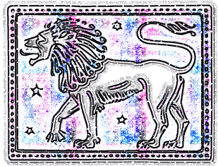 Zodiac Sign - Leo Glitter